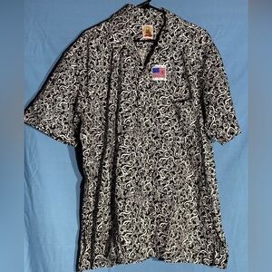 Mens Max Boxxer button up shirt. XL USA